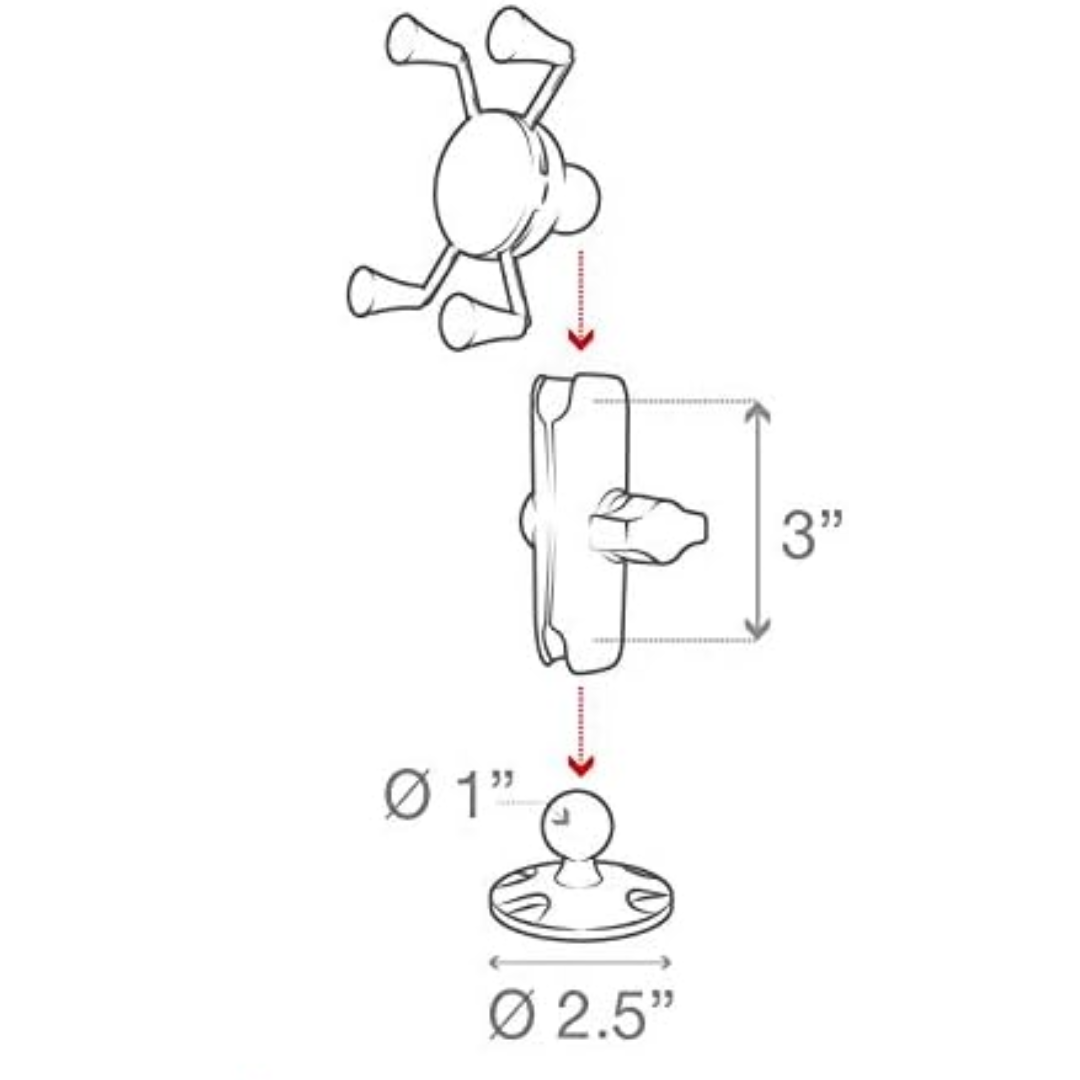 RAM, Phone Mount