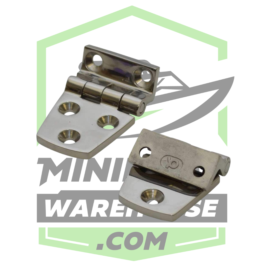 Offset Door Hinge SS 2-1/2" (2 Pack)