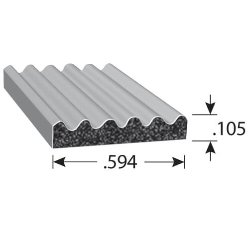 Trim Lok Floor Foam Dual Row