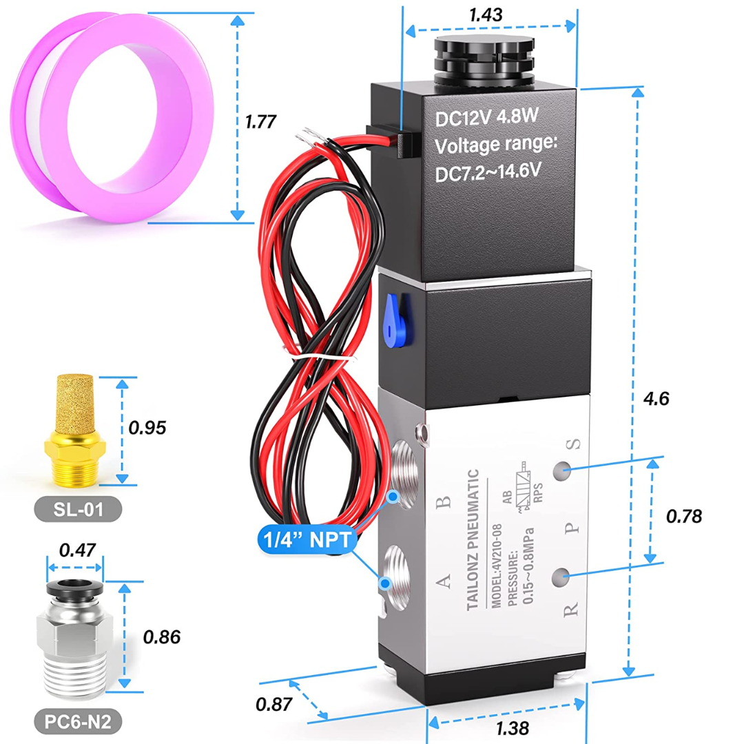1/4" NPT Solenoid Valve